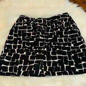 Jamie Sadock Black and White Mini Skort Size 4